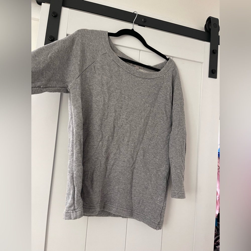 GAP Sparkling Gray Knit Sweater